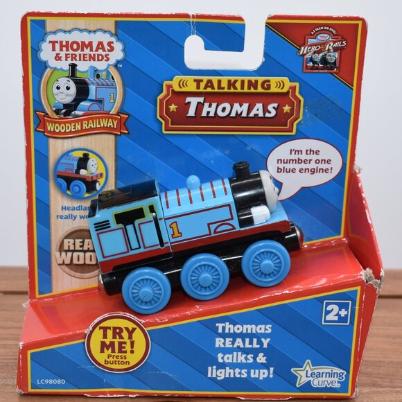 Talking Thomas Talks & Lights Up Hero of Rails Learning Curve Thomas & Friends - Picture 1 of 11